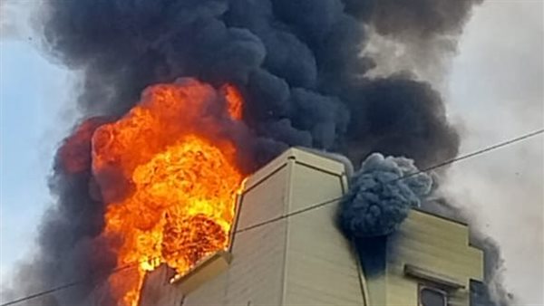 حريق عمارة سكنية