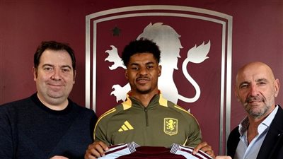 أستون فيلا يعلن تعاقده مع راشفورد على سبيل الإعارة من مانشستر يونايتد