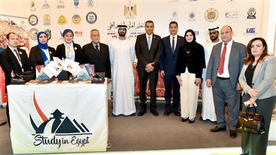 وفد مصري يشارك في ملتقى التعليم الجامعي بالإمارات| صور