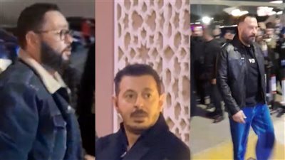 أحمد السقا وأحمد رزق وعمرو الليثي يقدمون واجب العزاء لمصطفى شعبان في وفاة شقيقه 