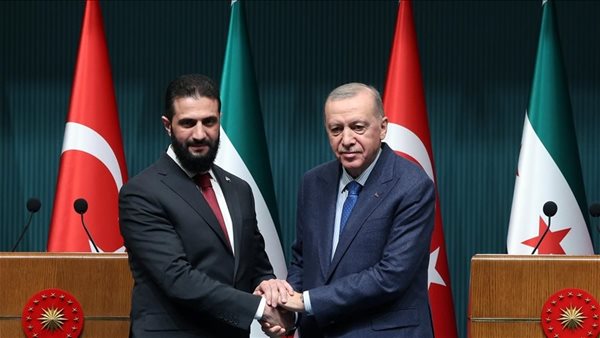 أردوغان والشرع في