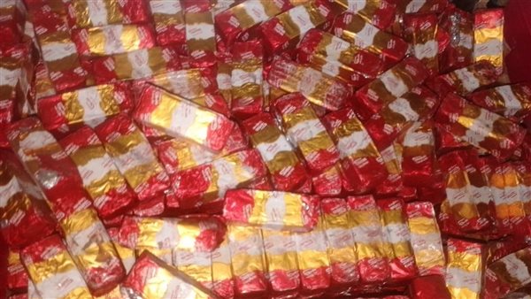 ضبط شيكولاته منتهية