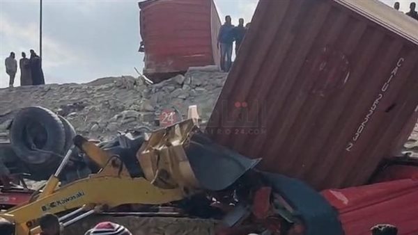 انقلاب سيارة نقل