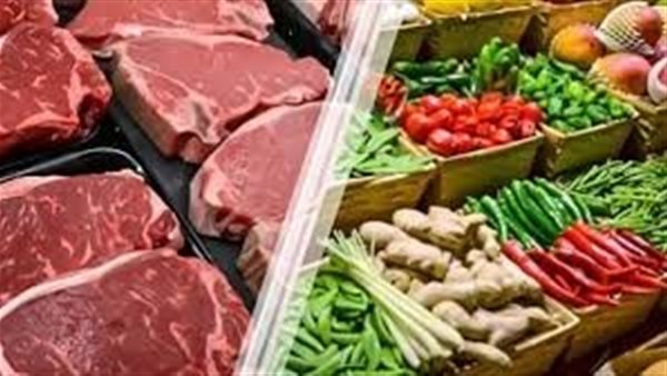 اللحوم والخضراوات