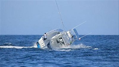 العثور على مركب جانح بمياه البحر المتوسط بنطاق مركز البرلس بكفر الشيخ