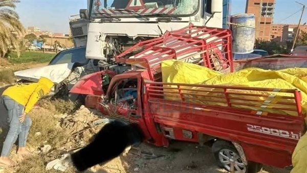 حادث تصادم سيارتين