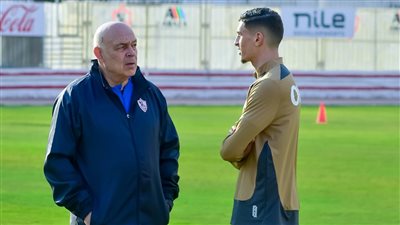 مران الزمالك|انتظام المغربي صلاح الدين مصدق.. وجلسة لجروس مع اللاعبين