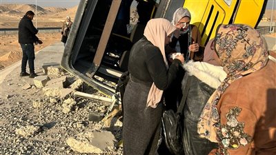 إصابة طالب في انقلاب أتوبيس خلال الذهاب إلى جامعة جنوب الوادي