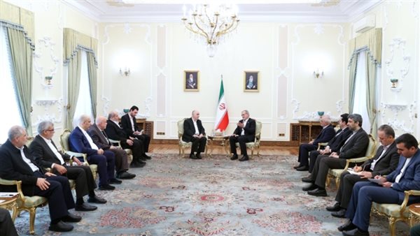 الرئيس الإيراني مع