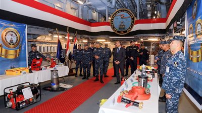 القوات البحرية تستقبل وفدًا من الإدارة العامة للحماية المدنية بوزارة الداخلية