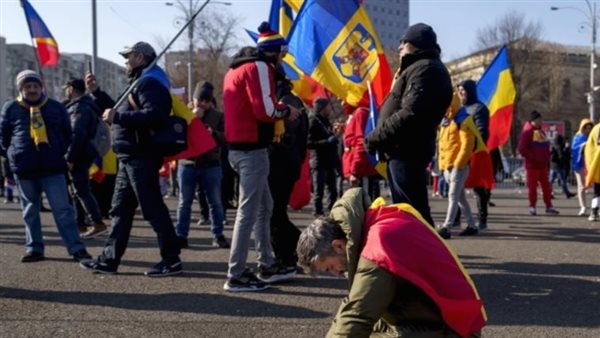 احتجاجات في رومانيا