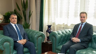 وزير الدولة للإنتاج الحربي يستقبل رئيس الهيئة الوطنية للإعلام