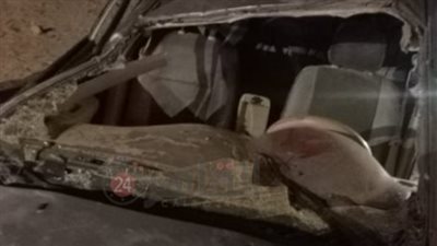 إصابة 5 أشخاص في حادث انقلاب سيارة على طريق مصر - الإسماعيلية الصحراوي