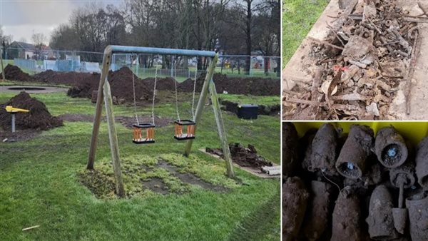 العثور على قنابل