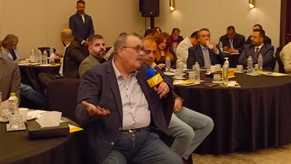 أشرف صبري خلال المؤتمر