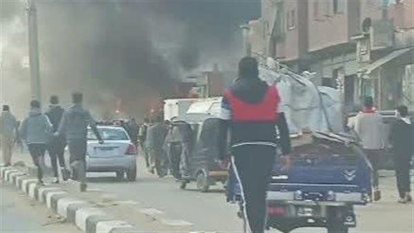 حريق معرض أهلًا رمضان