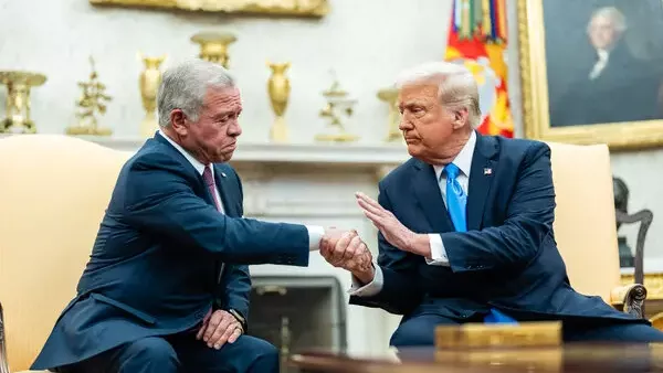 ترامب وملك الأردن