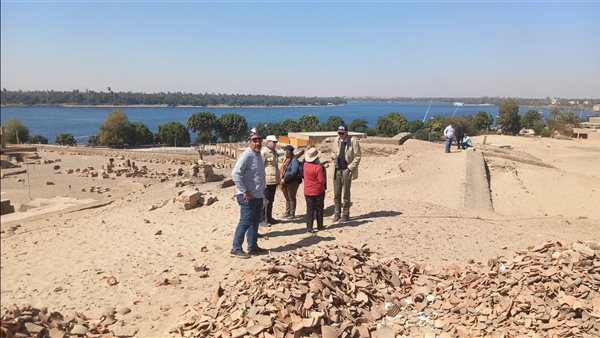 جانب من زيارة الوفد