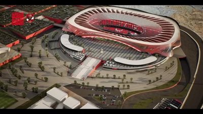 يتسع لـ42 ألف متفرج.. رئيس شركة القلعة الحمراء يكشف عن تصميم ستاد الأهلي الجديد