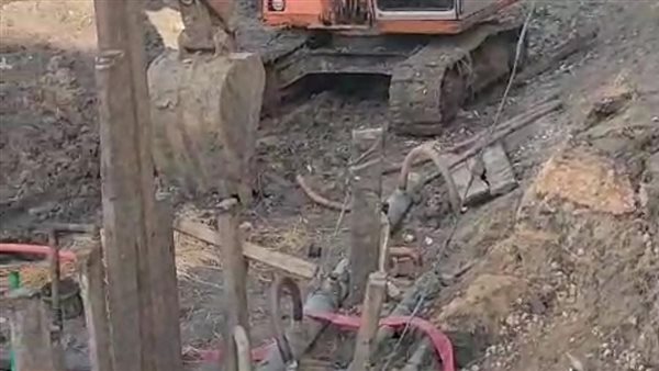 ردم الحفائر المحيطة