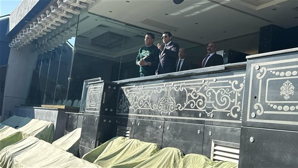 وزير الرياضة يتفقد