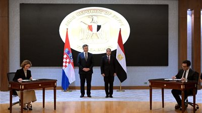 توقيع مذكرة تفاهم بين مصر وكرواتيا للبدء في تنفيذ برنامج ثقافي مشترك