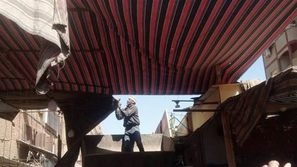 جانب من رفع الإشغالات