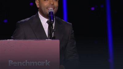 تامر عاشور لـ جمهور حفله بالرياض: أنا جاي النهاردة علشان أعيطكوا 