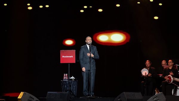 تامر عاشور خلال الحفل