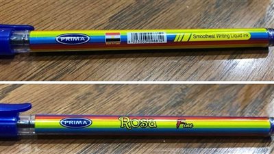 متعمدة أم غير مقصودة؟.. صورة قلم بألوان قوس قزح تثير الجدل على فيسبوك