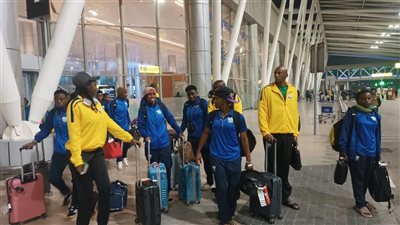 وصول منتخب رواندا للكرة النسائية لخوض مباراة إياب التصفيات الإفريقية| صور 