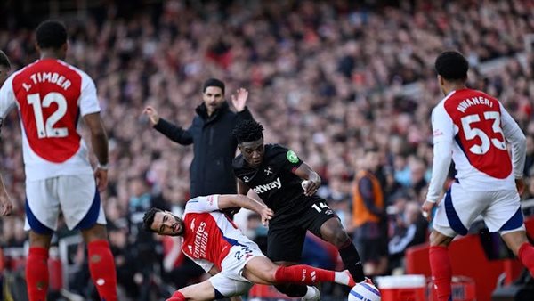 مباراة أرسنال ووست