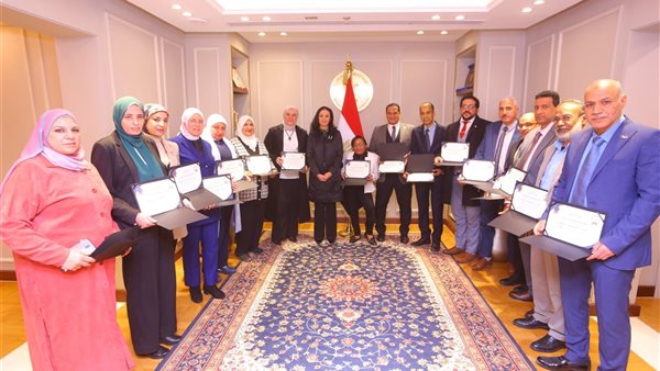 وزيرة التضامن خلال