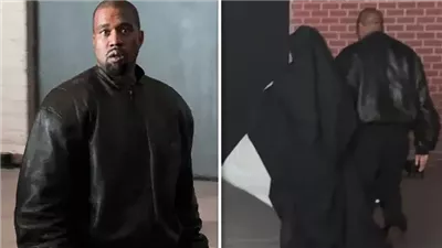 بعد إطلالتها العارية.. بيانكا سينسوري تظهر بجانب كاني ويست بفستان طويل وحجاب