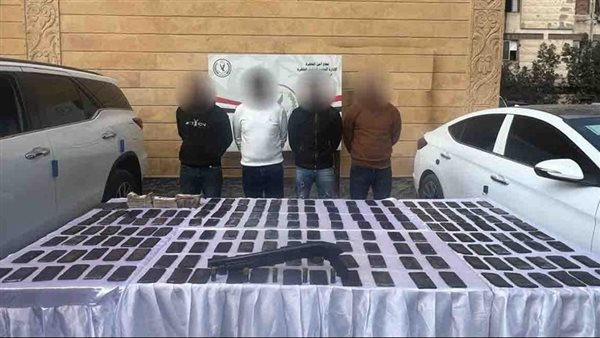 المتهمين والمضبوطات