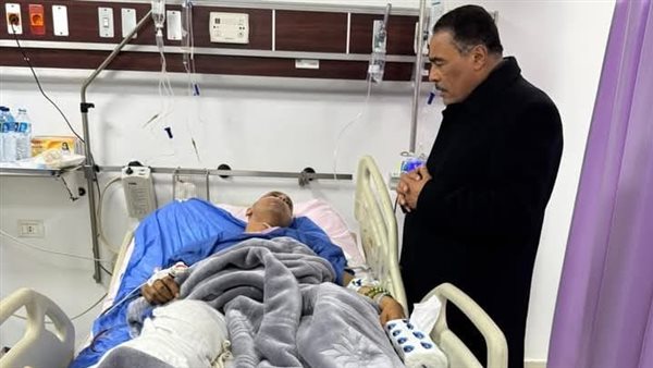 إصابة نجل محافظ مطروح