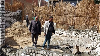 إزالة 4 حالات تعدٍ على الأرض الزراعية في سوهاج