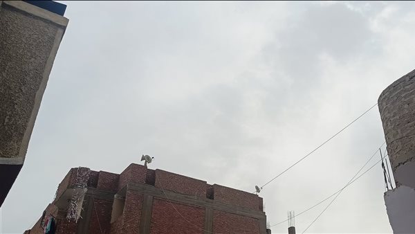 السحب تغطي سماء أسوان