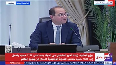 تصل إلى 1600 جنيه.. وزير المالية: زيادة المرتبات بداية من يوليو المقبل