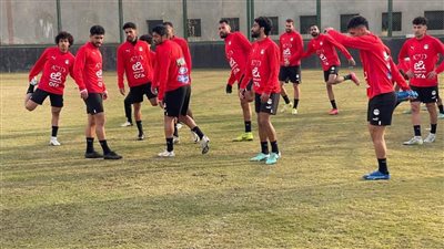 منتخب مصر المحليين لكرة القدم يختتم تدريباته قبل مواجهة جنوب أفريقيا