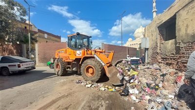 رفع 250 طن مخلفات صلبة خلال حملة موسعة بدمنهور