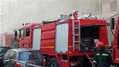 السيطرة على حريق نشب داخل مدرسة الثانوية الميكانيكية بحي غرب أسيوط