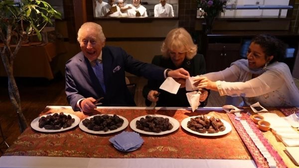 الملك تشارلز وزوجته