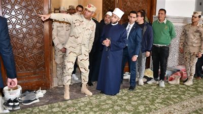 وزير الأوقاف ومحافظ القاهرة في جولة تفقدية لمسجد السيدة نفيسة استعدادًا لشهر رمضان