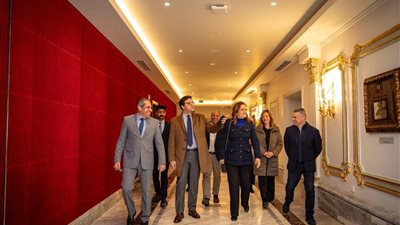 شركة العاصمة تستقبل وفدا حكوميا لمتابعة الإعداد والتجهيز للافتتاح الرسمي لمدينة الفنون والثقافة