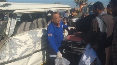ننشر أسماء ضحايا ومصابي حادث تصادم سيارة ميكروباص ونقل بأسيوط 
