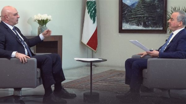 رئيس لبنان في مقابلة