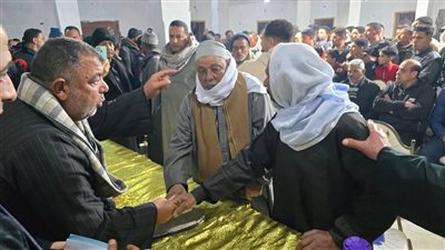 تغريب ودية مليون و700 ألف.. لجنة عرفية تنهي خصومة بين عائلتين في قضية قتل بكفر الشيخ