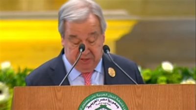 جوتيريش: حل الدولتين هو السبيل الوحيد لتحقيق السلام.. ويجب استئناف المفاوضات في غزة