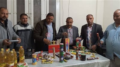 حملات مكثفة لمنع تداول الألعاب النارية في بني مزار بالمنيا